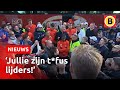 Supporters reageren woedend op spelers en trainer