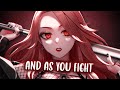 Nightcore  rise rock version lyrics