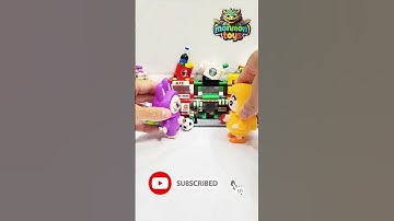 Satisfying with Unboxing & Review Toys Tung Tung Tung Sahur  Toys Labubu Toys Shin .  ASMR Videos