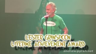 Tommy Chong Gives Marc Emery Lifetime Achievement Award - Amsterdam Cannabis Cup Award Winners 2014