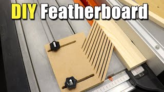 DIY Featherboard for a table saw | Rage 5S | Plus how to use it correctly