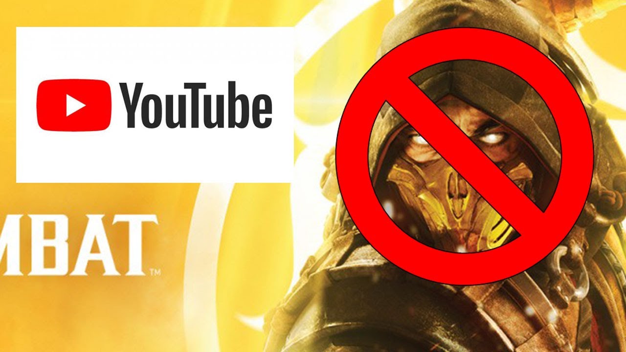 Youtube wont let me make Mortal Kombat videos YouTube