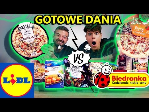 TEST GOTOWYCH DAŃ ! BIEDRONKA VS LIDL ! GDZIE SĄ LEPSZE ?!