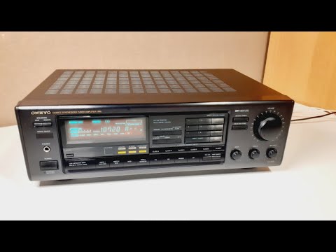 ONKYO TX-7830 Audio Video Receiver (1991-92') - Demo, Test after