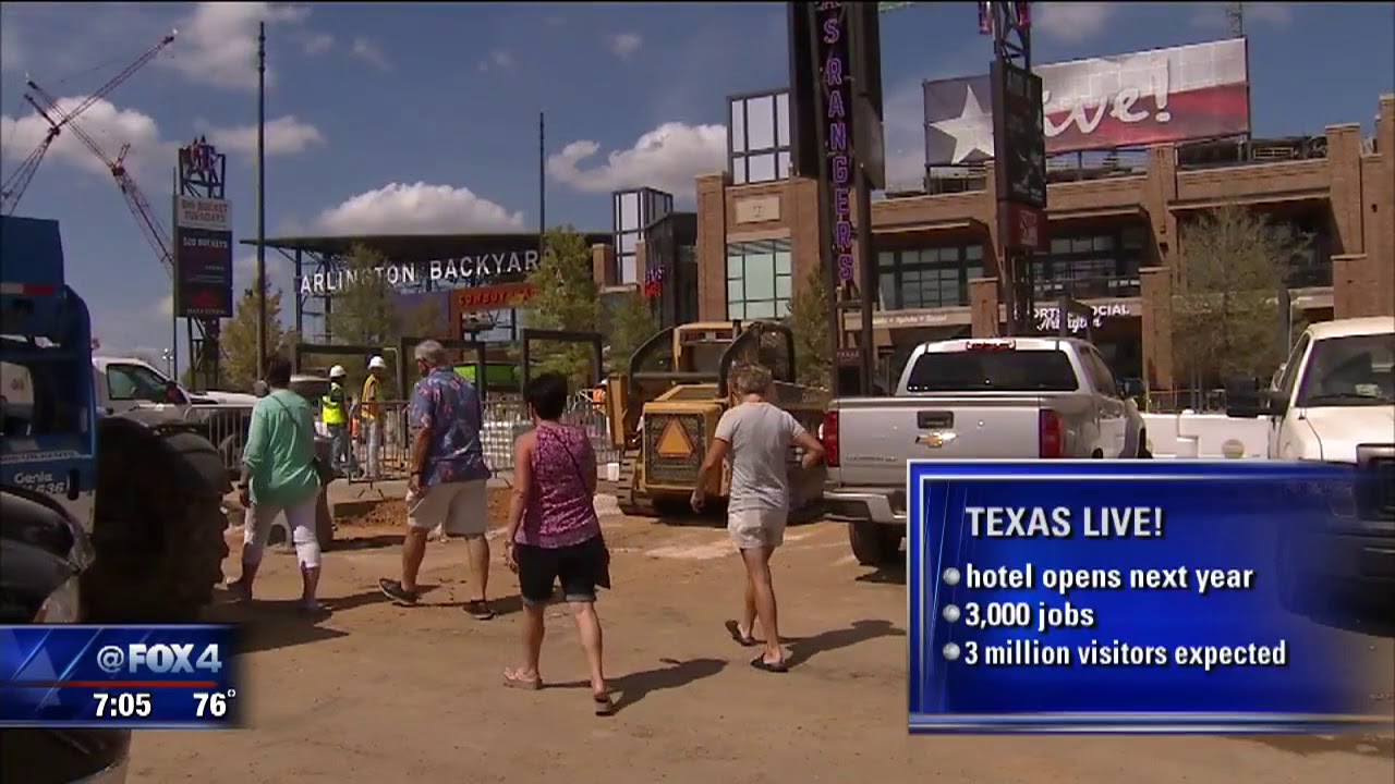 Texas Live Opens In Arlington Youtube