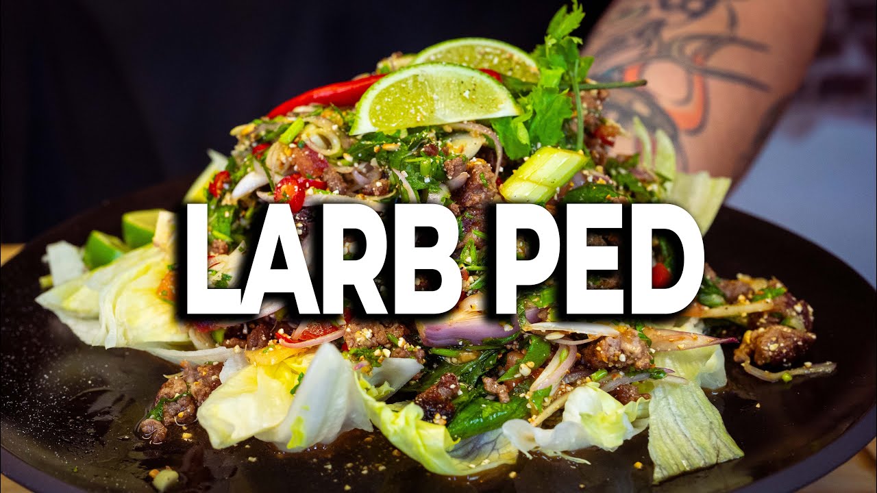 Thailändischer Entensalat | Larb Ped / Laab Ped Rezept aus der München Food Tour @delizioes