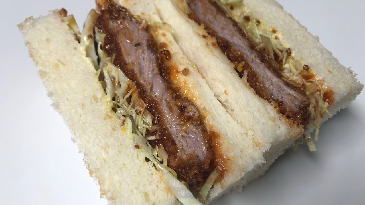 Pork sandwich (pork katsu sandwich YouTube