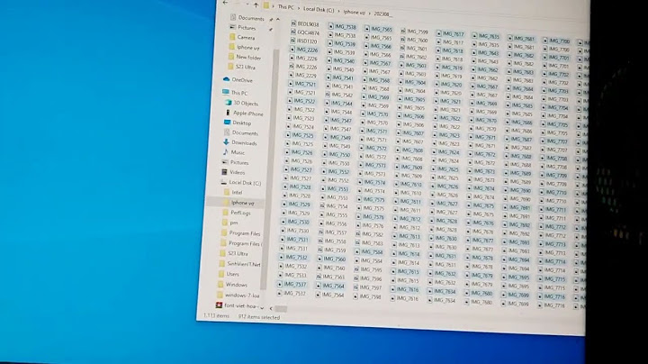 Lỗi khi copy ảnh từ iphone vào máy tính năm 2024