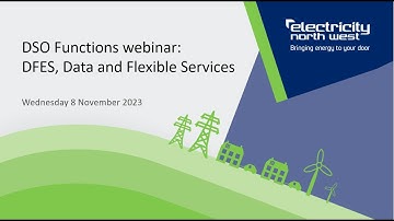 DSO Functions webinar- Flexibility Services
