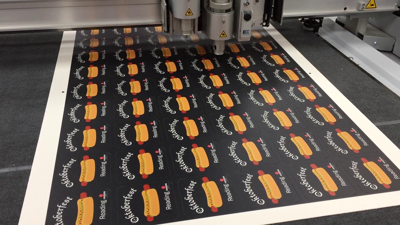 Zund G3 Thru Cutting Beer Mats YouTube