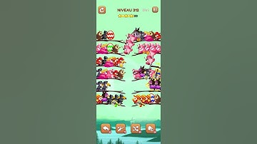 bird sort 2 color puzzle solution niveau 312 #games #gaming #puzzle #puzzlegame #androidgames