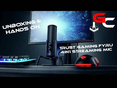 Trust Gaming Fyru 4 in 1 Streaming Mikrofon - Unboxing & Hands On [GER]