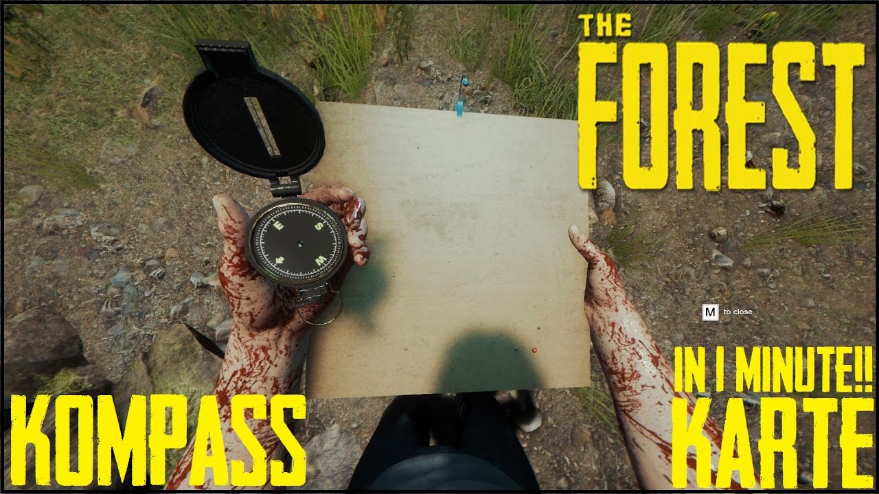 The Forest - Kompass & Map in 1 Minute! - [v.0.52]