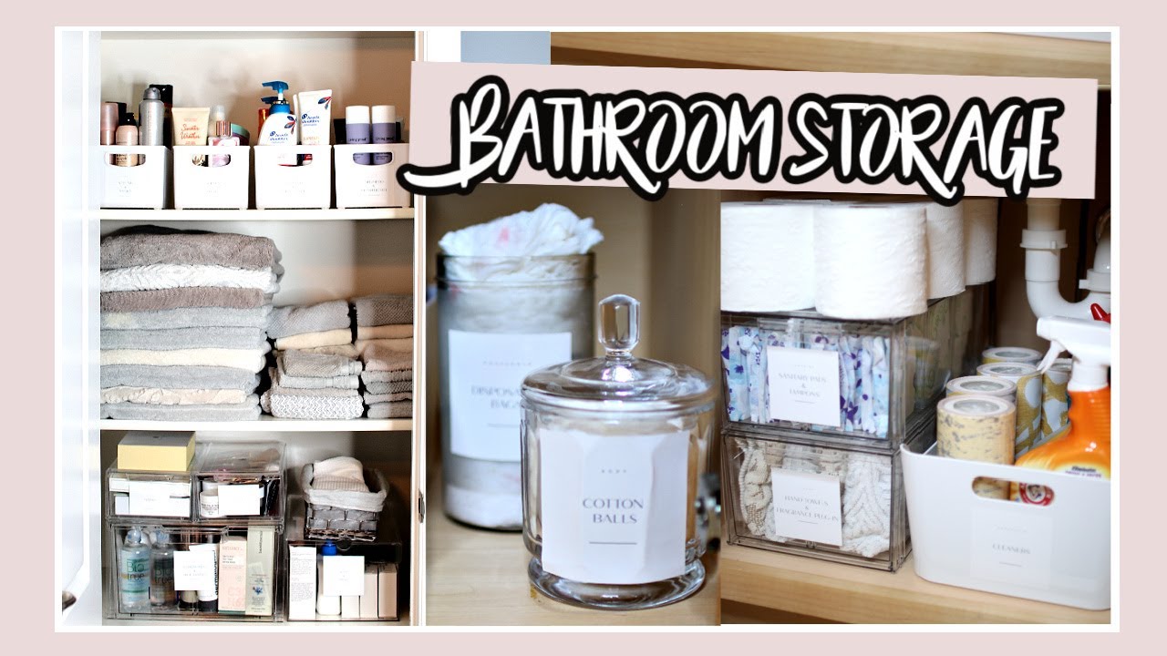 BATHROOM STORAGE / LINEN CLOSET / UNDER THE SINK STORAGE 