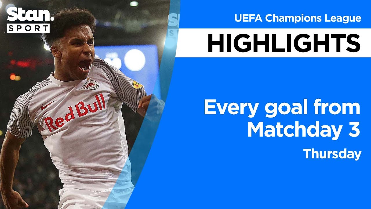 Every goal from Matchday 3 - Thursday | UEFA Champions League | 2021-22