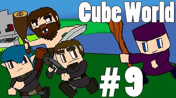 Cube World (Alpha) Co-op w/ Mischief & The Party Crew Part 9 - Everyone Run