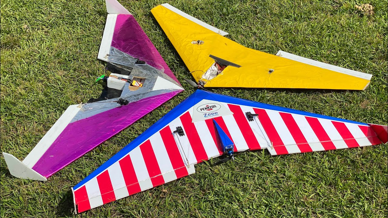 Foam Board Flying Wings (build) YouTube