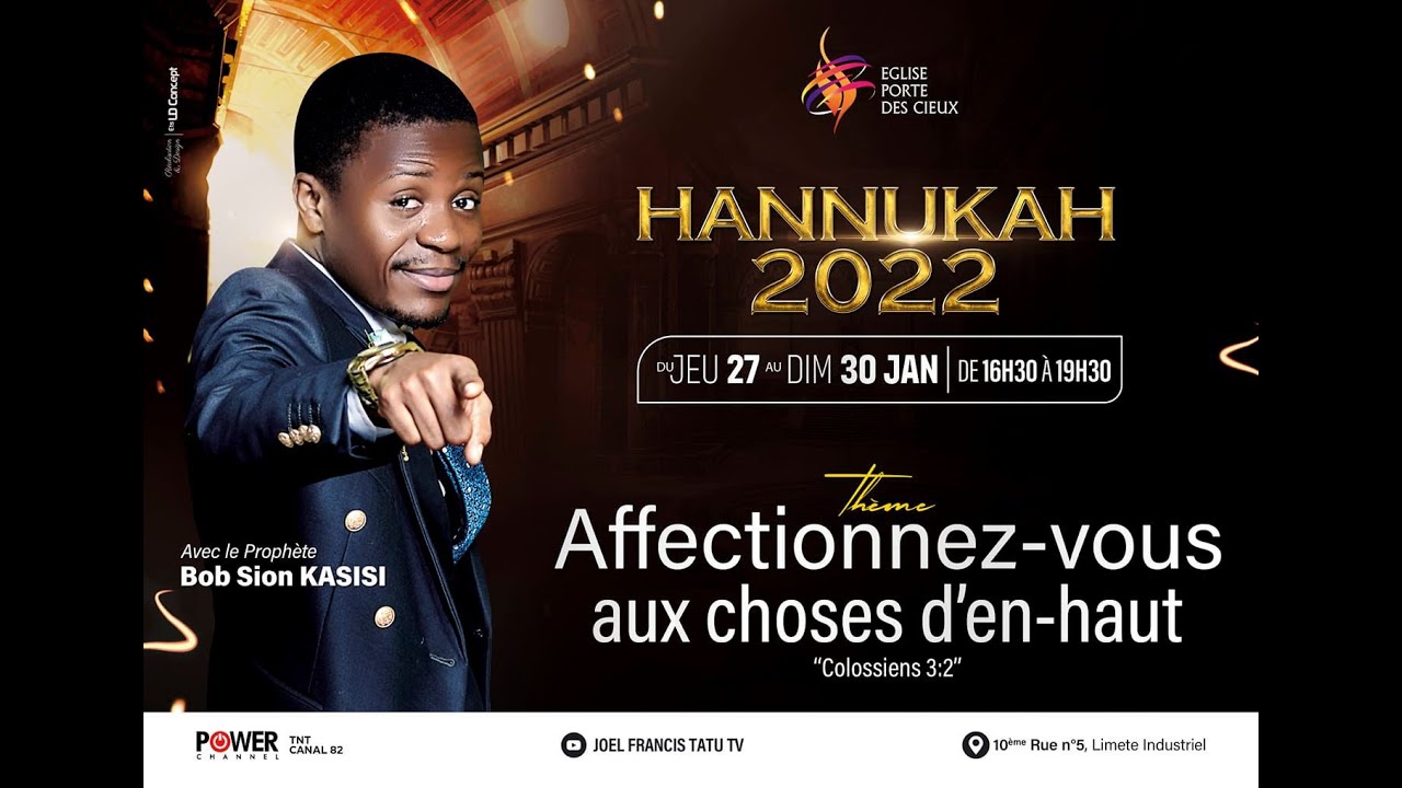 AFFECTIONNEZ-VOUS AUX CHOSES D'EN-HAUT 12 ÈME JOUR AVEC LE PROPHÈTE BOB KASISI SION