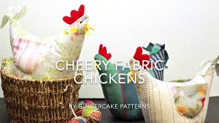 Cheery Fabric Chicken