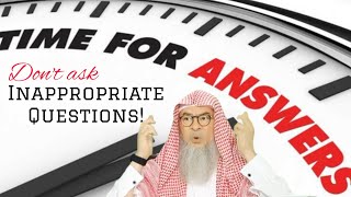 Don't ask inappropriate questions Live on TV ! #Assim #assimalhakeem #assim #askzad assim al hakeem