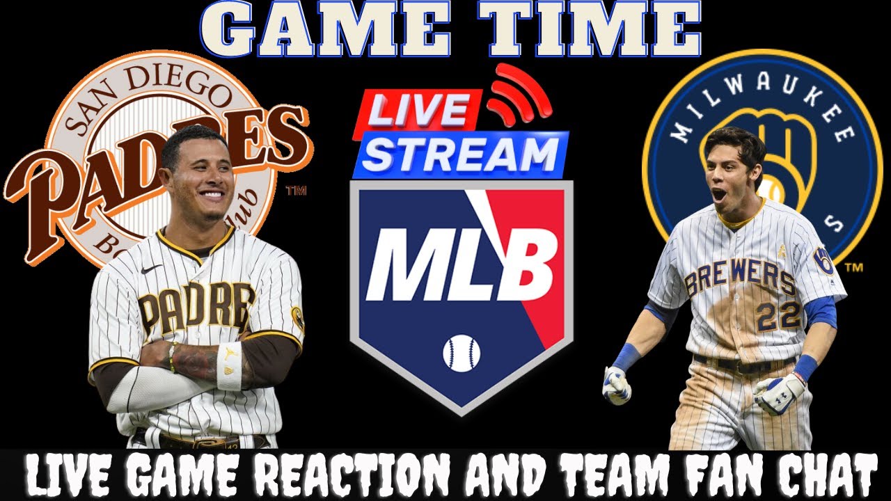 Milwaukee Brewers vs San Diego Padres MLB LIVE 🔴 Watch and Game Discussion