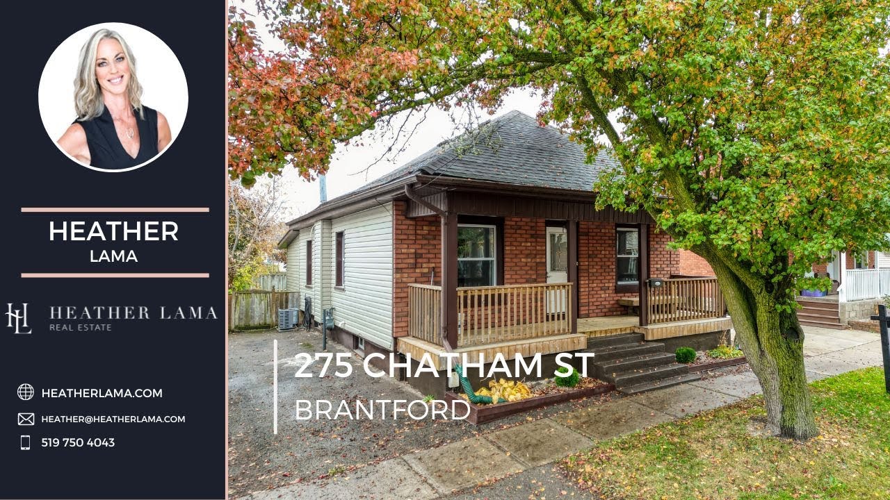 Brantford Real Estate 275 Chatham St Heather Lama YouTube