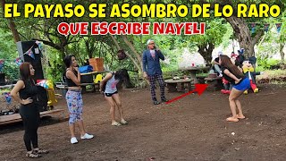 Que raro escribe Nayeli. Este niño se emocionó al ser el primero en participar. Parte 9