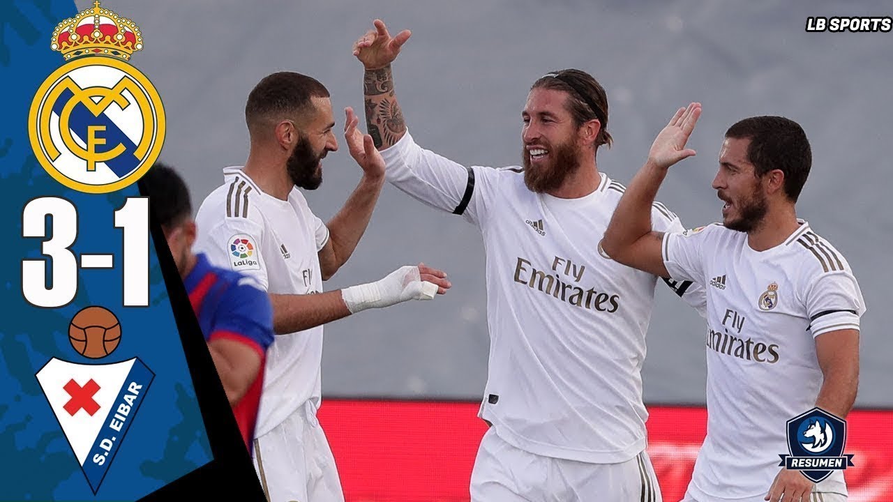 Real Madrid vs Eibar  (3-1), Highlights All Goals.