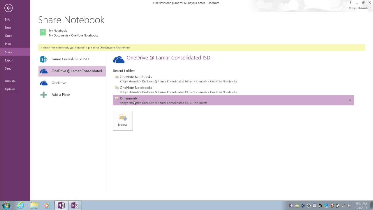 Onedrive Notebook