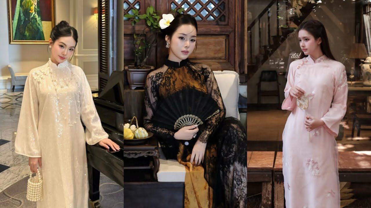 Tổng Hợp STYLE - OUTFIT ( áo dài )của các idol tiktok 3 || Hải Yến -ya