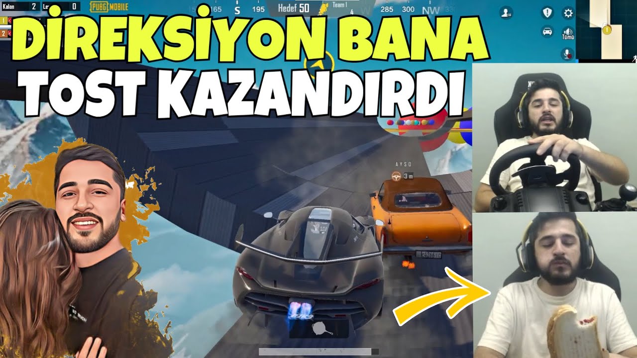 DİREKSİYONLA ARABA YARIŞI YAPTIK AMA SOKAK LEZZETİNE! (AYVALIK TOSTU İÇİN GAZA BASTIM)