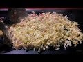 Taiwanese Street Food- Monjayaki /  Okonomiyaki Japanese Style Food in Taiwan