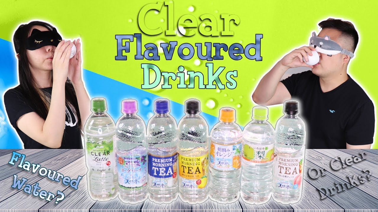 Japanese Clear Flavored Drinks or FLAVORED WATER? YouTube