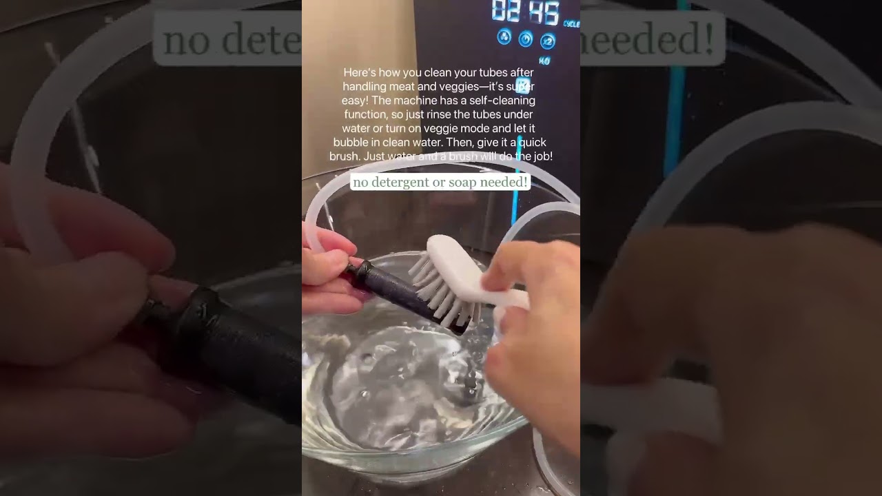 Oka food detoxifier: How to clean the tube and ceramic stone