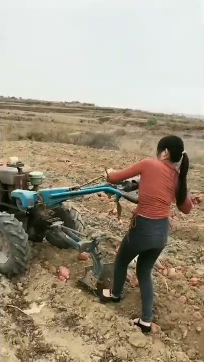 Mbak cantik operasikan traktor #shorts #viral #fyp #status #trending #tiktok