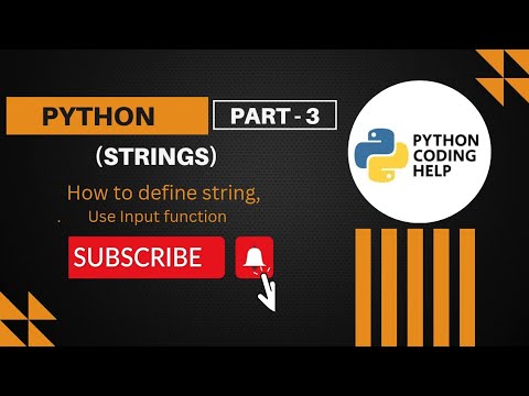 Introduction to strings // strings in python // python for beginners ...