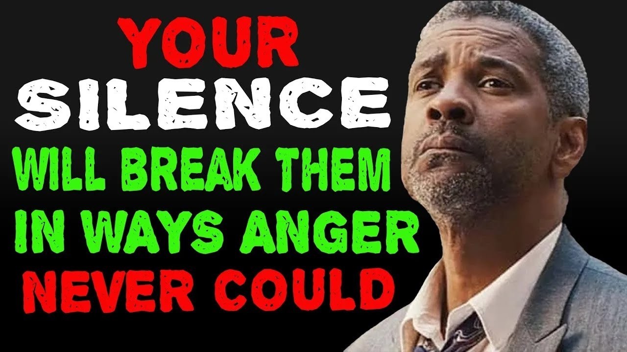 Ваше молчание сломит их так, как гнев никогда не смог бы | Мощная мотивация