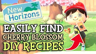 Animal Crossing: New Horizons cherry blossom season, Full recipes list