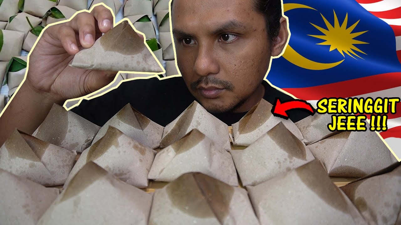 VIRAL TIKTOK nasi lemak RM1 bangsudu (mukbang malaysia)