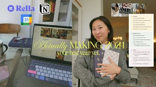 Actually Making 2024 The Best Year Yet: My 2024 Planning Setup, how it works for me & yearly goals