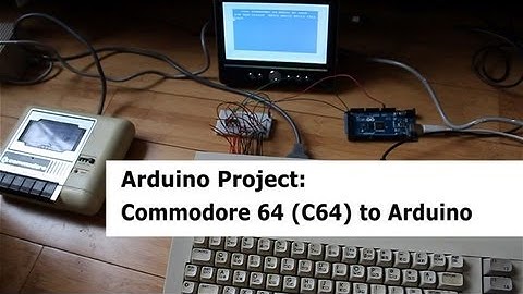Arduino Project: Commodore 64 interfacing across the user port