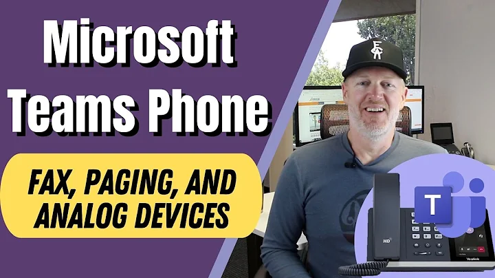 Microsoft Teams Phone  Fax, Paging, and Analog Devices