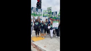 Safe Staffing Info Picket at Kaiser San Diego