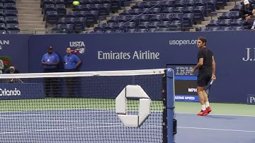 LIVE US Open Tennis 2017: Roger Federer Practice