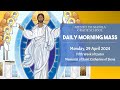 Ags daily morning mass  29 april 2024