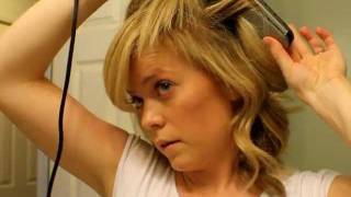 Part 1: How to curl your hair with a Straightener