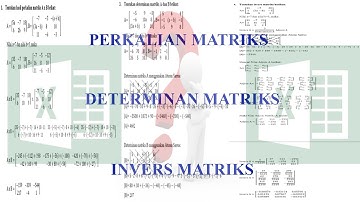Rumus Excel Menghitung Perkalian, Determinan, dan Invers Matriks! "Lengkap Dengan Contoh Soal"