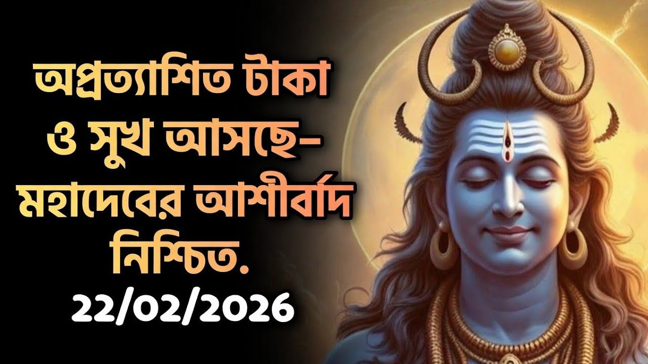 ৮৮৮ 🕉️অপ্রত্যাশিত টাকা ও সুখ আসছে—মহাদেবের আশীর্বাদ নিশ্চিত....!#shivshakti