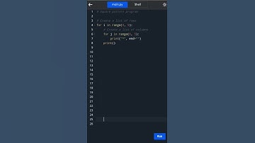 #python 177.Square Pattern | #shorts #coding #pythonprogramming #pythonforbeginners
