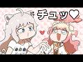 【手描き】ししろんからのチュー?!【ねぽらぼ/切り抜き/hololive/エビフライ】